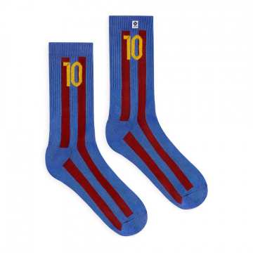Kolorowe skarpetki dla fanów sportu - Piłka nożna - Barcelona nr 1010