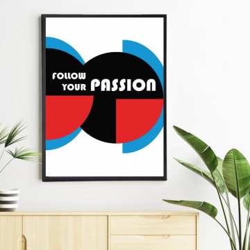 Plakat Follow your passion
